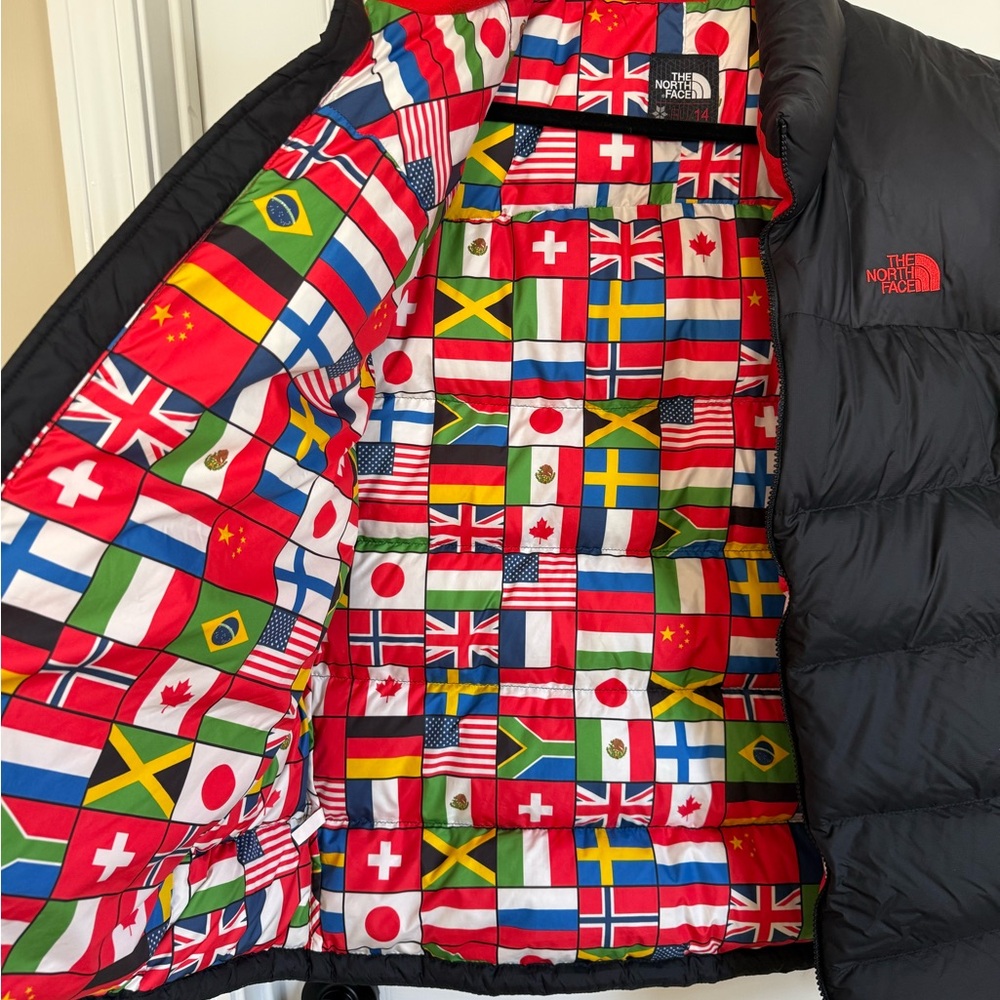 The North Face Multicolor Flag Pattern Vest Special Edition Olympics